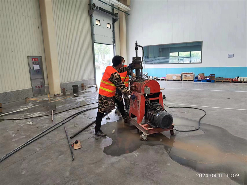 石门厂房地面下沉塌陷注浆加固施工